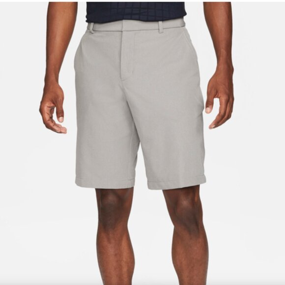 Nike Dri‑FIT Golf Shorts 38 Light Grey | Vacation / Everyday Classic Fit - Picture 1 of 15